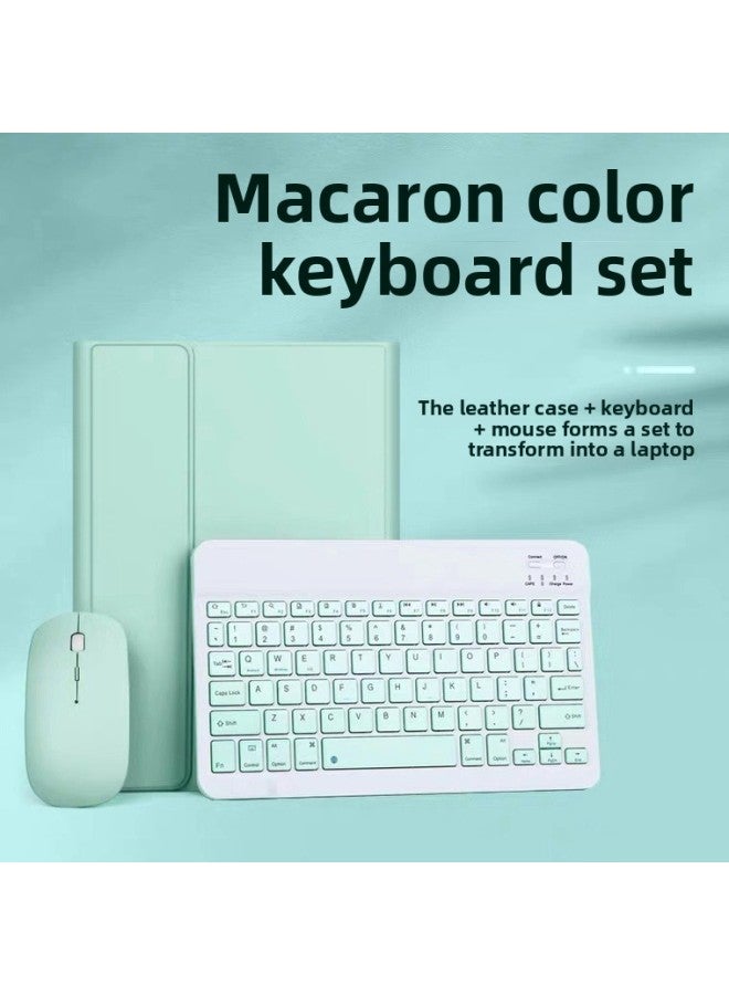 Suitable For Ipadpro11-inch Bluetooth Keyboard 10.9-inch With Pen Slot 10.2-inch Protective Case Mini6 Split Key-Color:Black [keyboard + Leather Case]]-Applicable Model:ipad 10.2-inch/air3/pro10.5-inch Universal  - Image 3