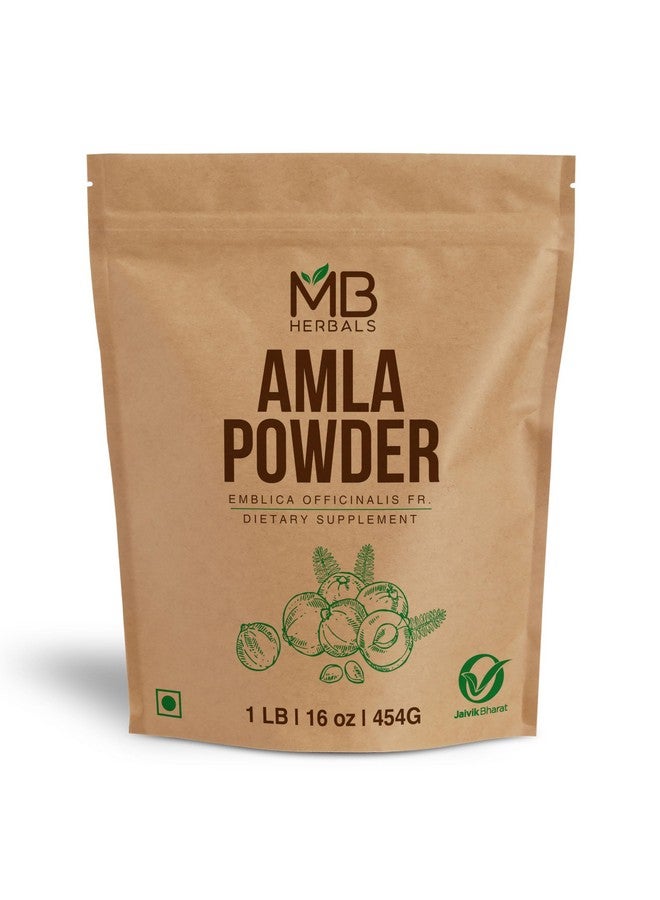 MB Herbals MB Herbals Amla Powder 1 LB | 16 oz | Amalaki | Wild Amla Berries Powder | Non-Irradiated | Raw | Non-GMO | Gluten-Free | No-Preservatives - Image 1
