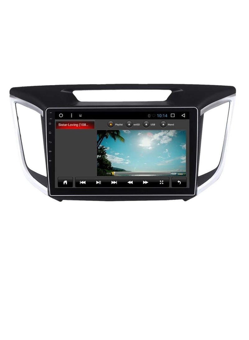 Android Car Stereo for HYUNDAI CRETA IX25 2014 2015 2016 2017 2018 2019 2GB RAM 32GB ROM 10 Inch Support Apple Carplay, MirrorLink WiFi BT, IPS Touch Screen with AHD Camera Included - Image 1