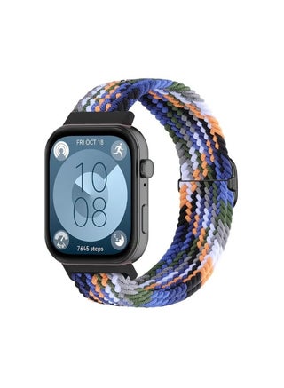 1 Pcs Suitable for Huawei Watch Fit 3 Adjustable Woven Nylon Strap,Stretchy Braided High Quality Band,Durable and Smooth Easy to Wear (Multicolour) - pzsku/Z0EE5BA1F4D9D1C34FA81Z/45/_/1726381433/cf8eab76-441c-487d-8192-06bc32327bae