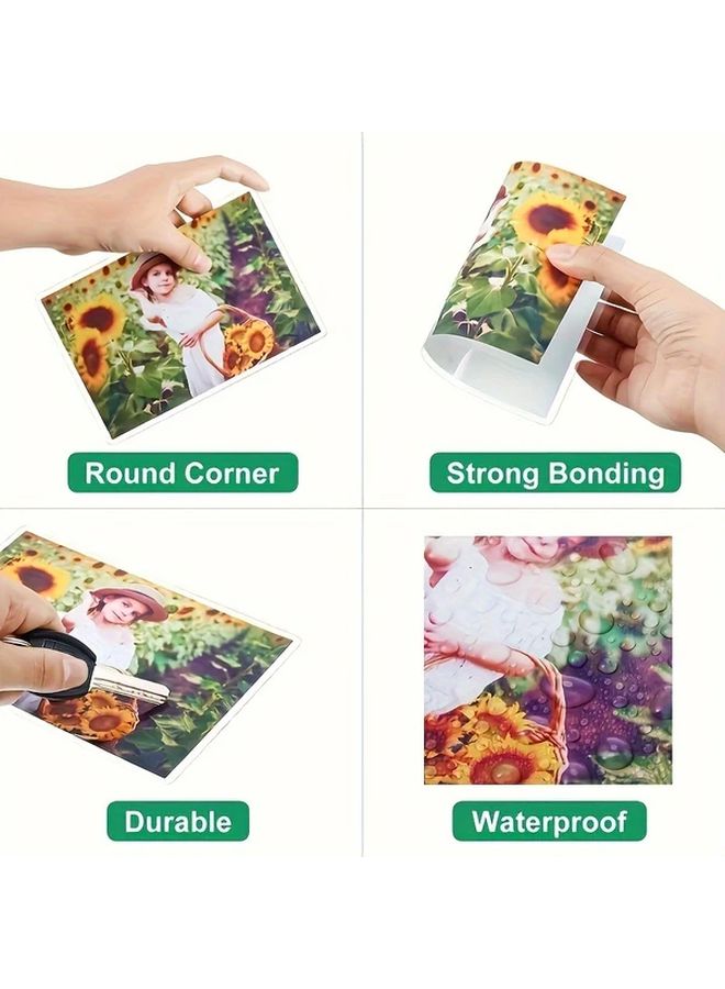 100pcs Transparent PVC Thermal Laminating Pouches For Photos And Electronic Accessories - Image 5