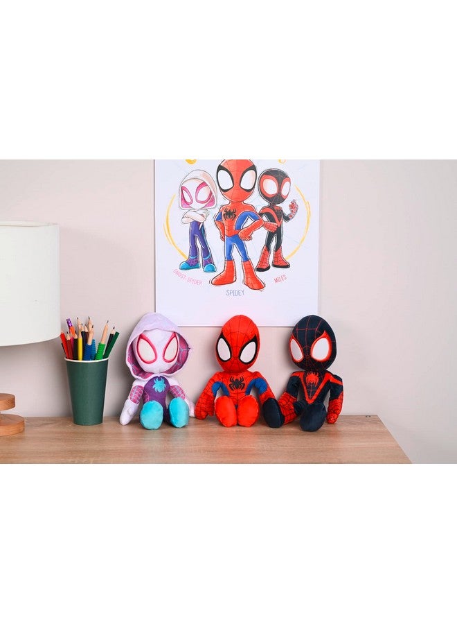 Simba Spiderverse Ghost Spider Action Figure 25 cm Soft Toy with Glow in The Dark Eyes - Image 3