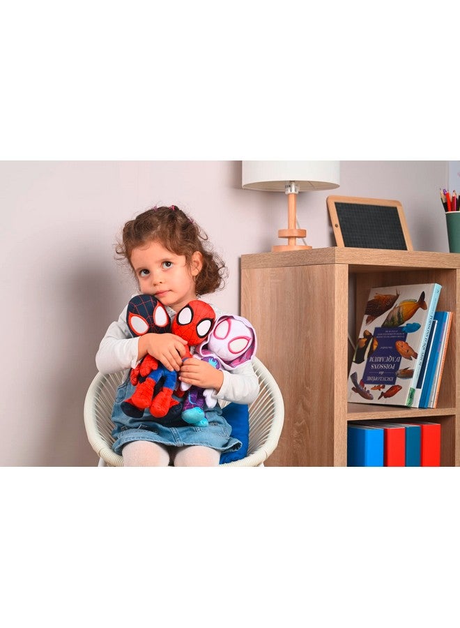 Simba Spiderverse Ghost Spider Action Figure 25 cm Soft Toy with Glow in The Dark Eyes - Image 4