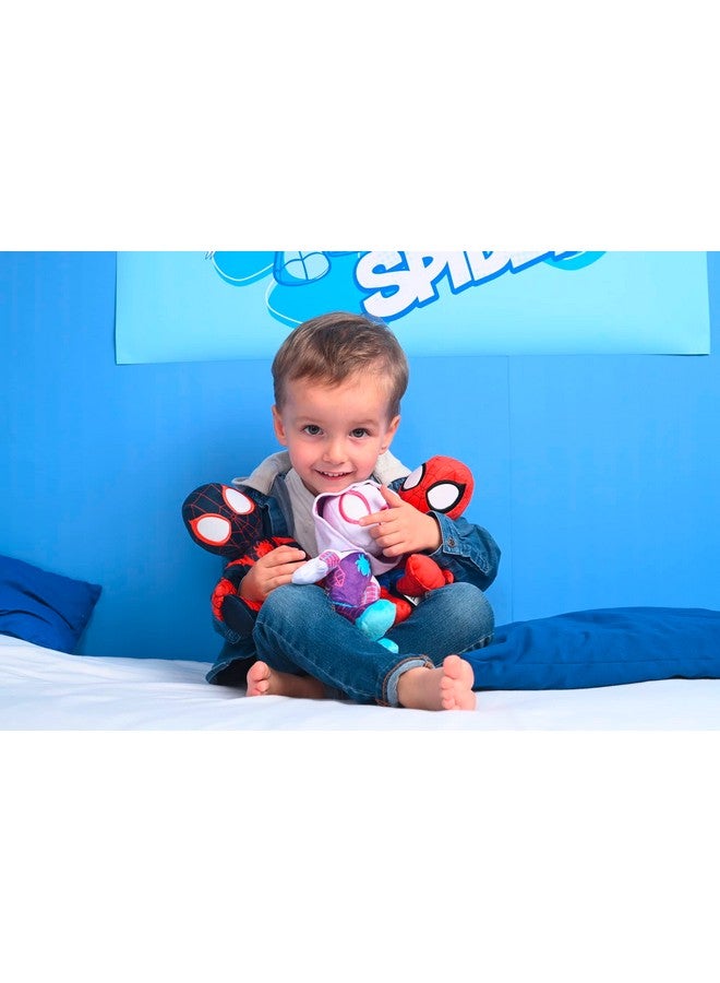 Simba Spiderverse Ghost Spider Action Figure 25 cm Soft Toy with Glow in The Dark Eyes - Image 5