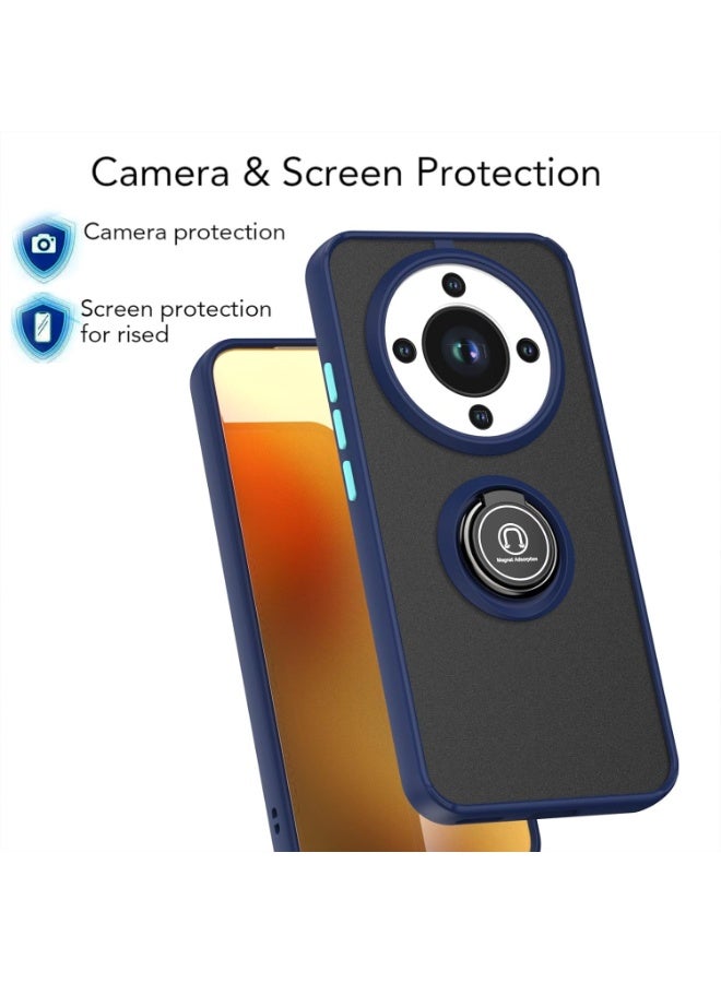 Case For Honor X9D 5G Rotational Metal Ring Grip Kickstand Cover Magnetic Car Mount Holder Case Shockproof Anti Fingerprint Case for Honor X9D 5G - Image 5