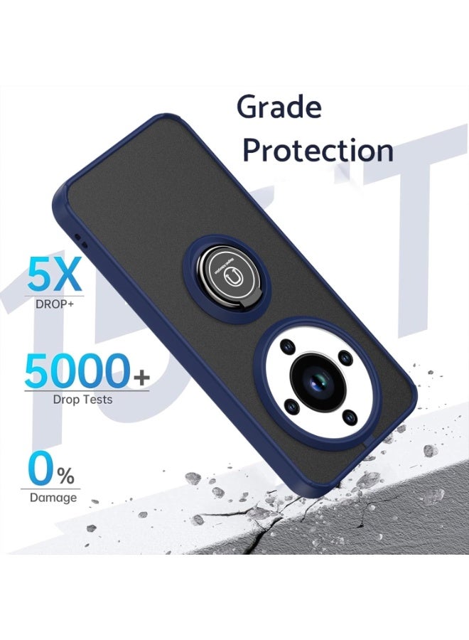 Case For Honor X9D 5G Rotational Metal Ring Grip Kickstand Cover Magnetic Car Mount Holder Case Shockproof Anti Fingerprint Case for Honor X9D 5G - Image 3