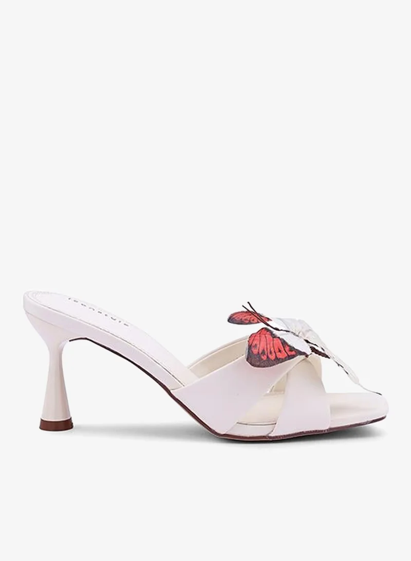 أيقون كعب مفتوح مطرز