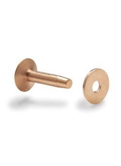 Tandy Leather Tandy Leather 12 Copper Rivets and Burrs Size 9 50 pack 1128000 