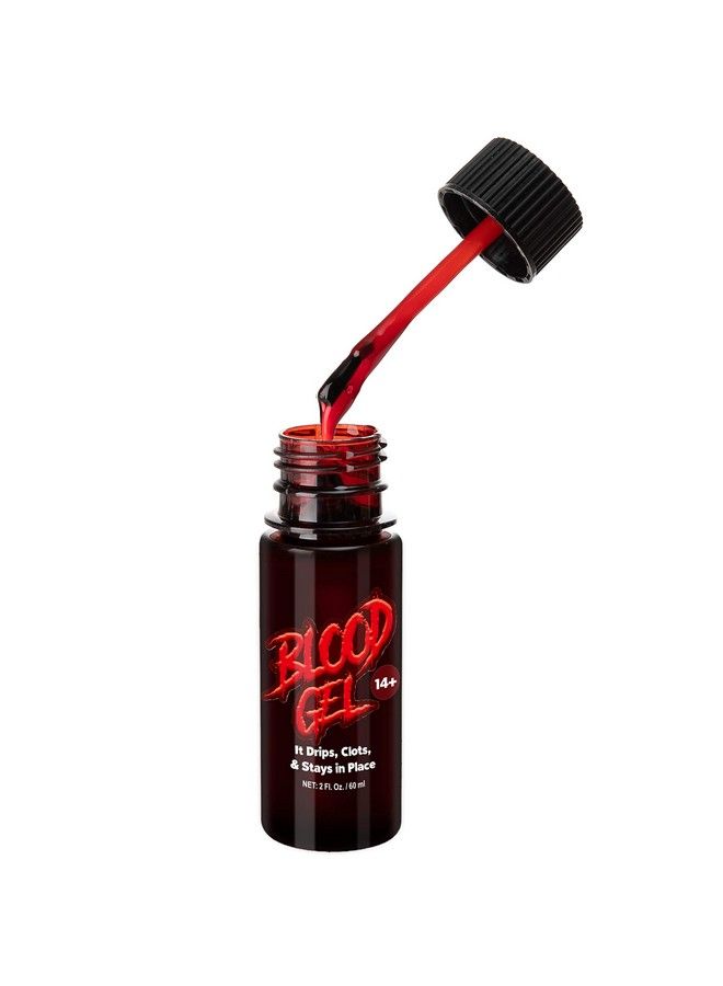Spooktacular Creations 2 Oz Fake Halloween Vampire Blood Gel For Halloween Costume Zombie Vampire And Monster Makeup & Dress Up - Image 1