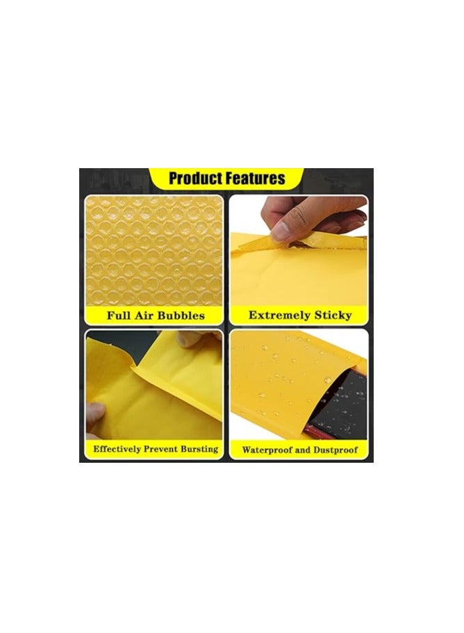 Terabyte 10pcs A4 25cm X 35cm Kraft Paper Bubble Envelopes Bags Padded Mailers Shipping Envelopes Self Seal for Packaging - Image 5