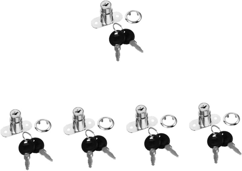 Jojofuny 5 قطع ألوان متنوعة بديل مفتاح قفل خزانة أمني ثقيل الواجب - Image 2