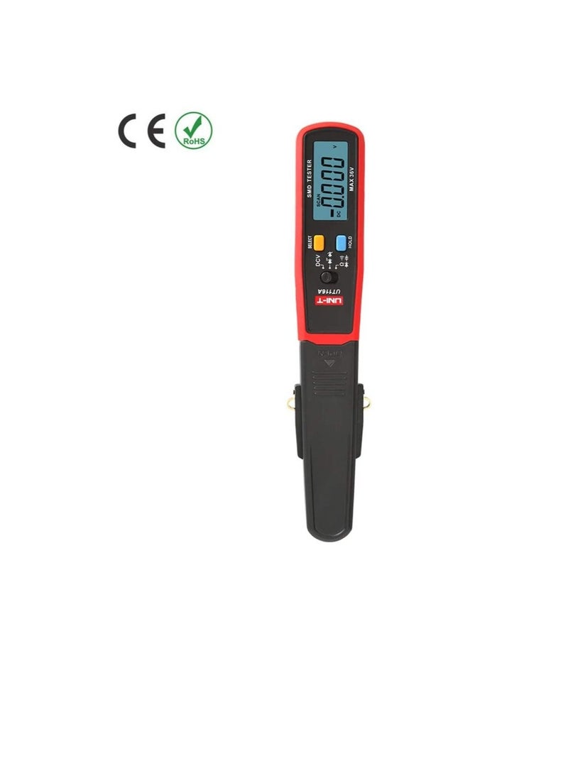 UNI-T UNI-T Smart SMD Tester, Resistance, Component Test Clip Multimeter, Capacitance, Continuity, Diode Measurement, Rotatable by 180°  - Image 2