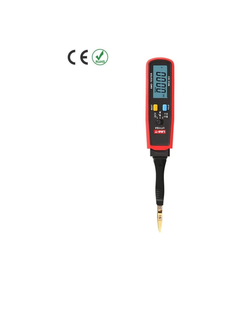 UNI-T UNI-T Smart SMD Tester, Resistance, Component Test Clip Multimeter, Capacitance, Continuity, Diode Measurement, Rotatable by 180°  - Image 3