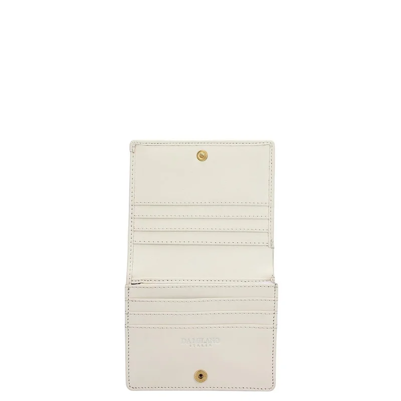 Da Milano Da Milano Genuine Leather Wallet - Pink/Off Wht (LSW-10528)