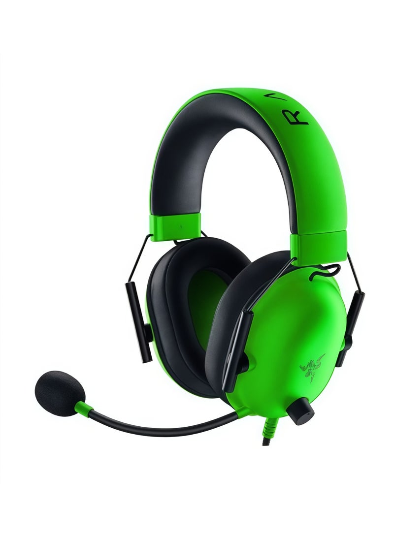 ريزر RAZER BlackShark V2 X -سماعة الرأس السلكية السلكية الخضراء متعددة المنصات -أخضر - Image 1