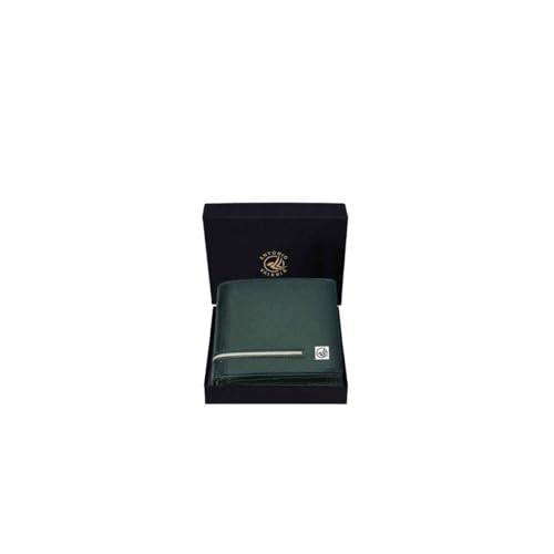 ANTONIO VALERIA Scott Green/Sand Leather Wallet for Men - Image 1