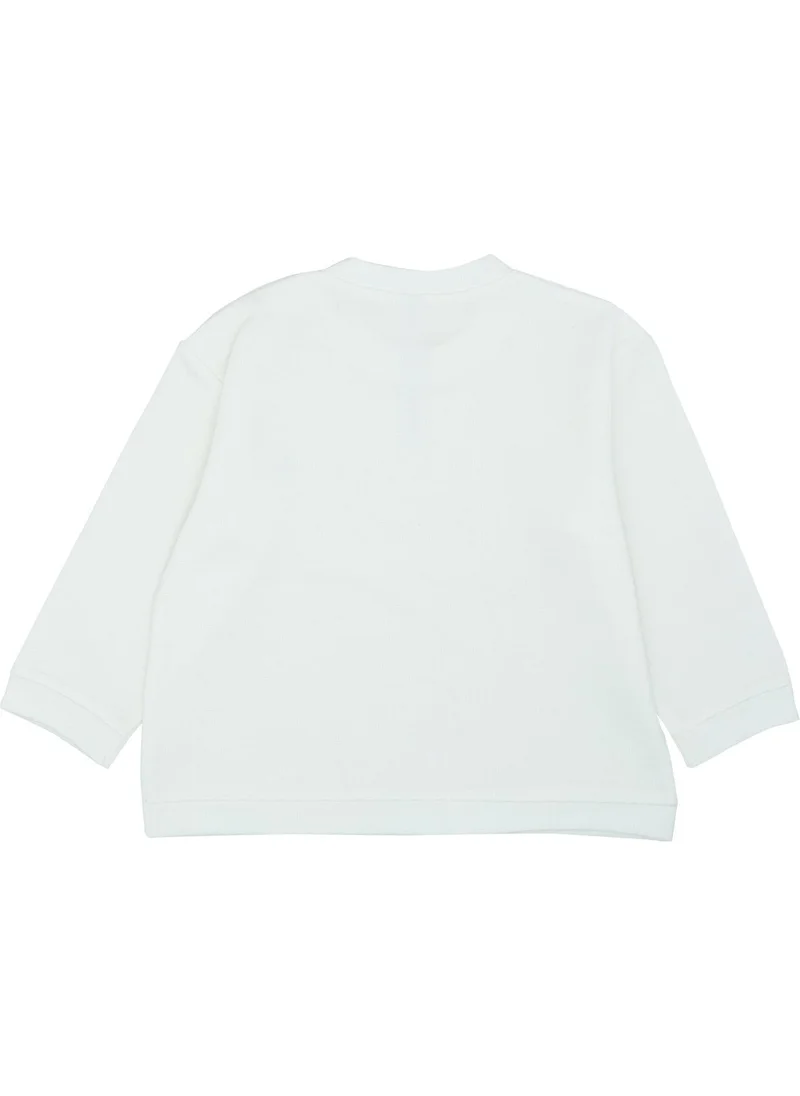 Jrmori Basic Sweatshirt with Snap on Shoulders