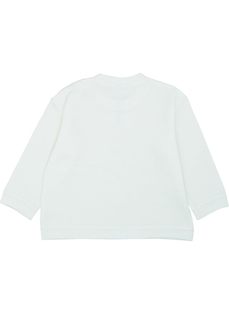 Jrmori - Basic Sweatshirt with Snap on Shoulders - Image 1