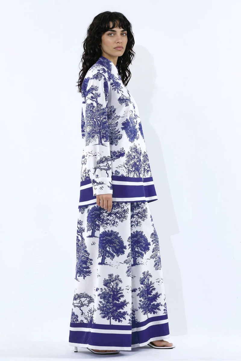 جينيفر Cotton-Viscose Two-Piece Coord