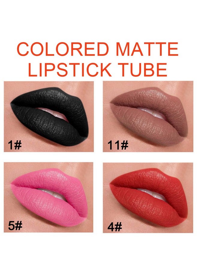 Pink Matte Lipstick Tube Smudge Proof Long Lasting Matte Velvety Lipstick Intense & Bold Color Matte Lipstick High Pigmented Matte Lip Stick Halloween Waterproof Lip Gloss For Women (05 Pink) - pzsku/Z0EE6AC41E648BA9CBAA4Z/45/_/1707975253/096c1b72-4262-4466-b6c0-25976e38d273