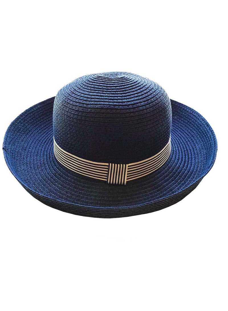 Blue Lace hat for men / beach blue hat for men  - Image 1