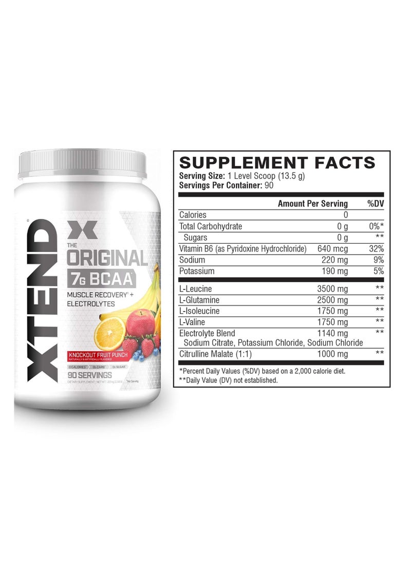 اسكتيند إكستند BCAA 90 حصة، عصير الفاكهة - Image 3