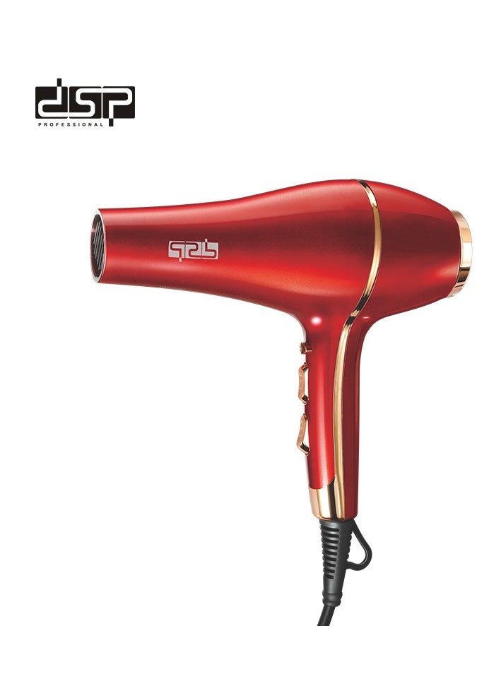 DSP - DSP Professional Hair Dryer 1500W with 2 Speeds and 3 Heat Settings,Black - Image 1