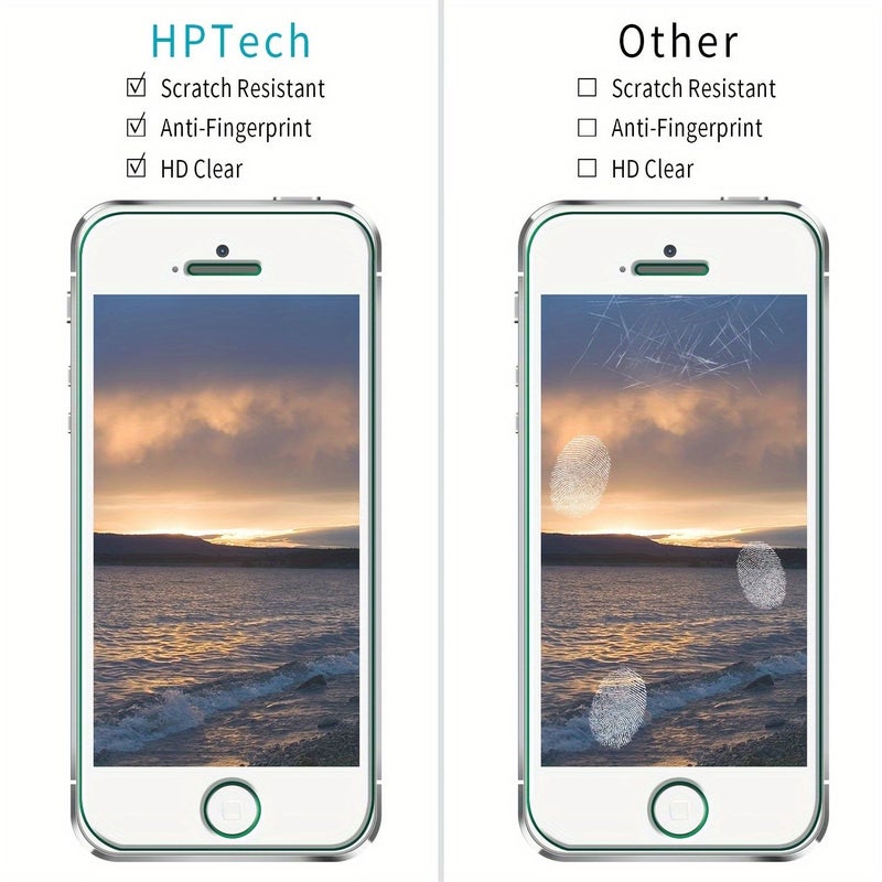 5 قطع من واقي الشاشة الزجاجي المقسّى لجهاز Apple iPhone 6 6s - Image 3