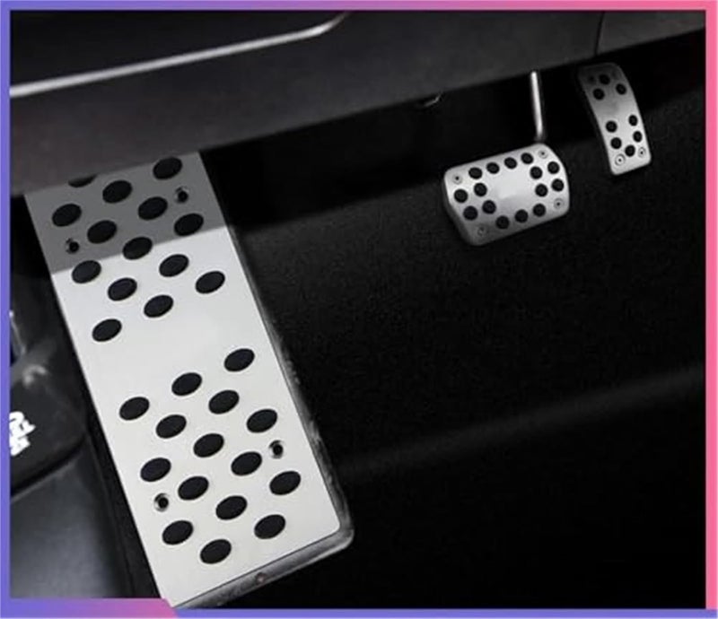 QASULER Stainless Steel Pedal Pad Set for Focus MK2 RS ST - Image 2