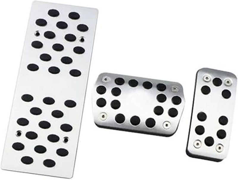 QASULER Stainless Steel Pedal Pad Set for Focus MK2 RS ST - Image 1