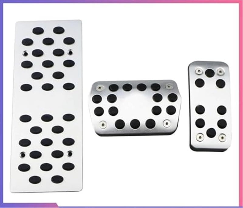 QASULER Stainless Steel Pedal Pad Set for Focus MK2 RS ST - Image 4