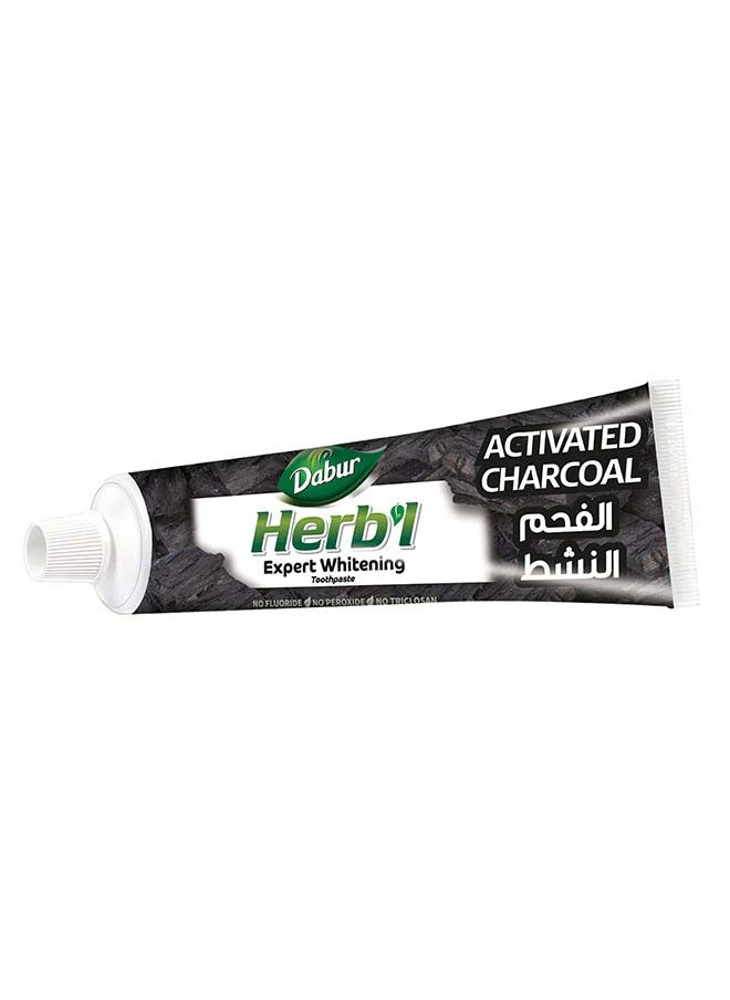 Dabur - Activated Charcoal Toothpaste With Mini Travel Size Toothpaste - Image 1