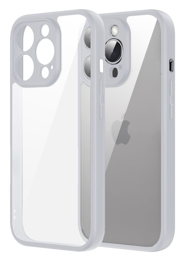 Bumper Protective Case for Iphone 14 Pro Silicone TPU Bumper Ultra Durable Ultra-Safe Camera Optimum Solution (Natural Titanium)