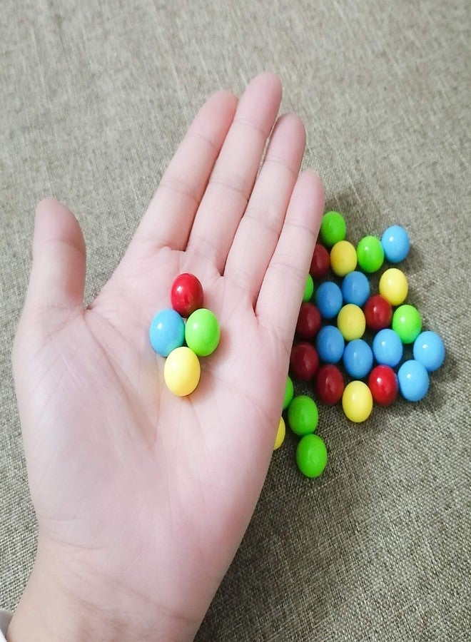 Hotusi 40Pcs Game Replacement Marbles Balls Compatible with Hungry Hungry Hippos(4 Colors) - Image 3