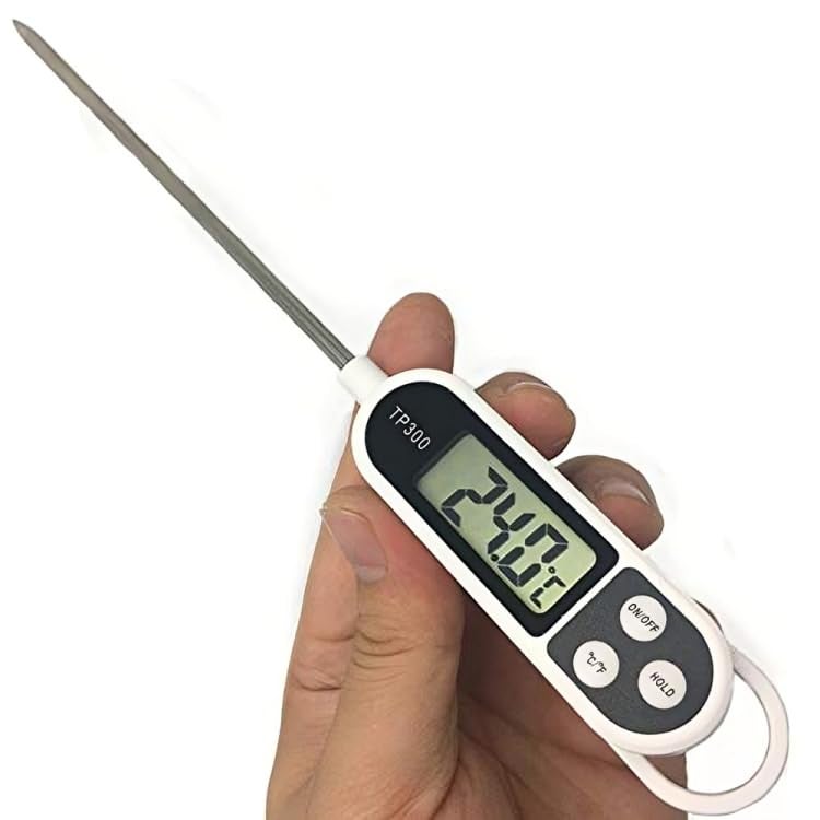 MELFI Digital Meat Thermometer – Waterproof Instant Read Food Thermometer with Probe for Cooking, Grilling, BBQ, Kitchen, Milk, and Hot Water – Portable Electronic Thermometer for Meat & Liquids - Image 2