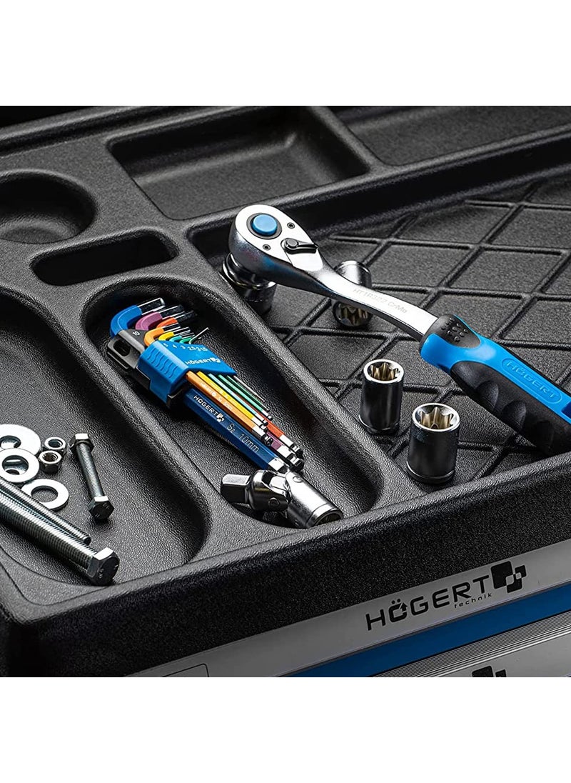Högert Technik Hogert Technik Germany 9piece Torx keys set long arm colour coded  - Image 4