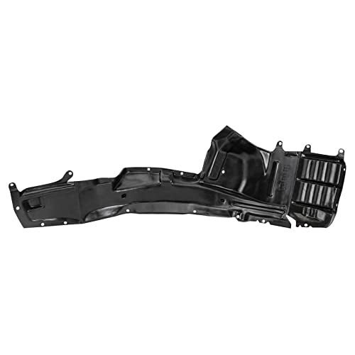 TRQ Front Left Inner Fender Liner Black Drivers Side Compatible with 2002-2003 Mitsubishi Lancer MI1248106 - Image 2