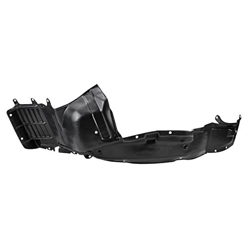 TRQ Front Left Inner Fender Liner Black Drivers Side Compatible with 2002-2003 Mitsubishi Lancer MI1248106 - Image 1