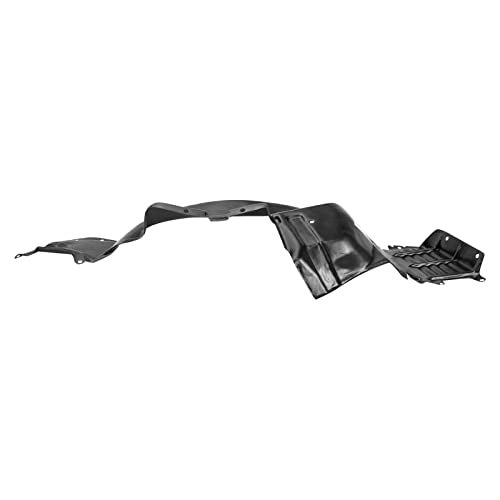 TRQ Front Left Inner Fender Liner Black Drivers Side Compatible with 2002-2003 Mitsubishi Lancer MI1248106 - Image 3
