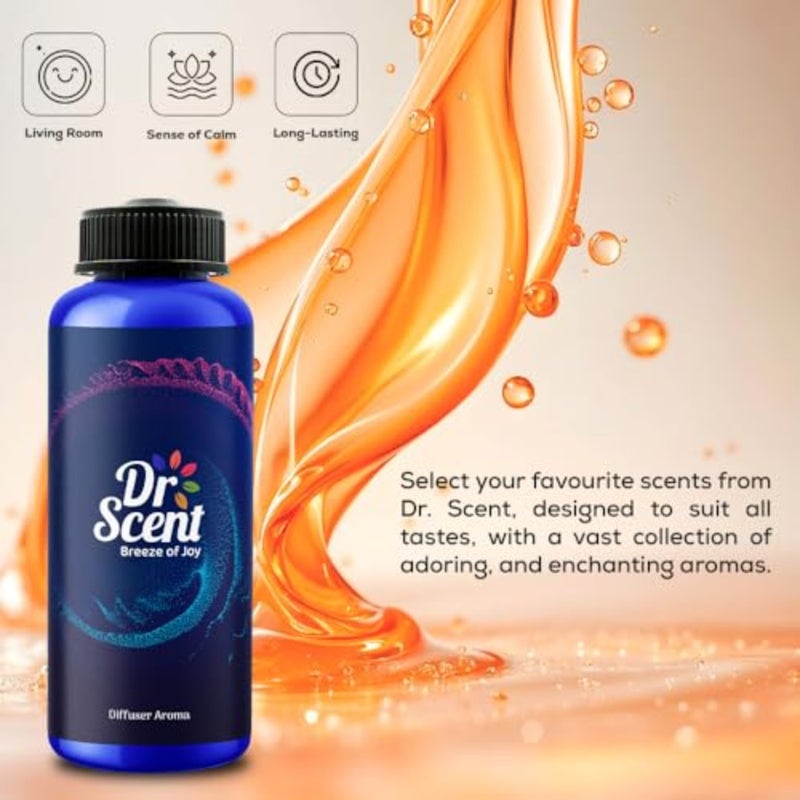 Aromatherapy diffuser oil for sleep, living room, and gym use; glass bottle with wood cap; amber color; natural essential oil blend - Image 4
