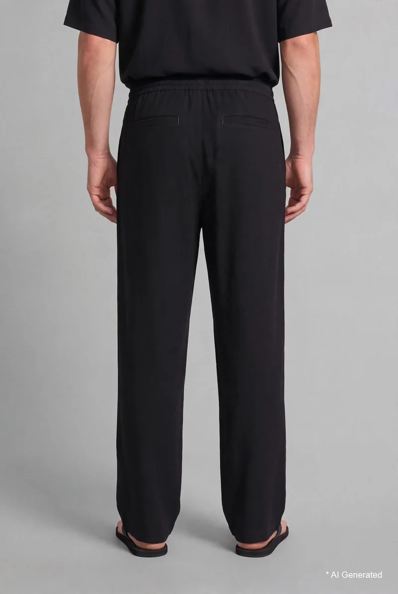 Defacto  Relax Fit Regular Hem With Pockets Trousers for Men | Best Price UAE