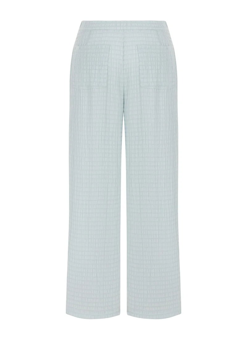 نوكتورن High Waist Textured Trousers
