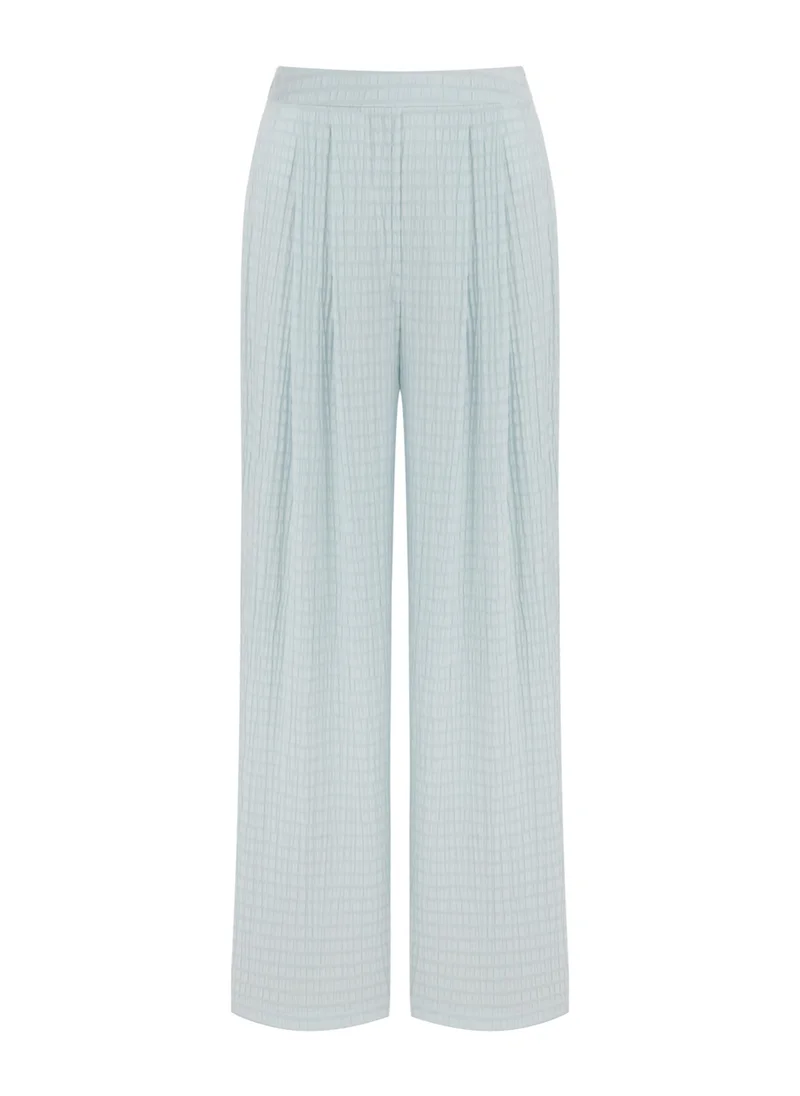 نوكتورن High Waist Textured Trousers