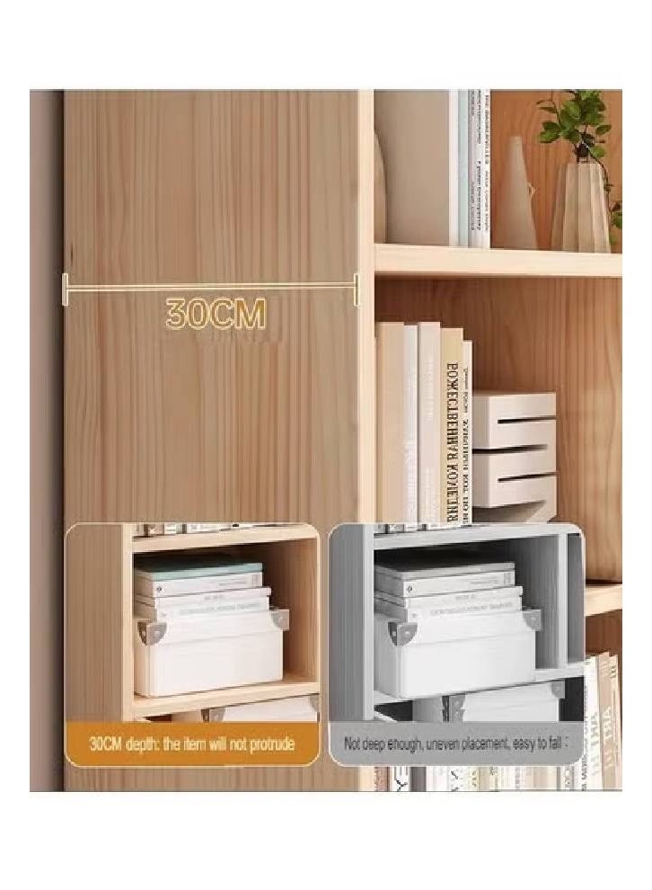 keke Multi-Layer Storage Bookshelf Rack Stylish Living Room Home Storage & Display Cabinet - Image 5