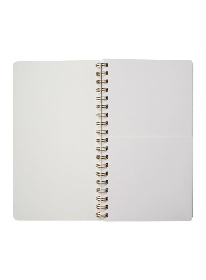 Fringe Studio Spiral Notebook Journal, Stay On Track Marble Mint, Paperback Cover, Front Storage Pocket, Narrow Ruled, 7.8" W X 9.75" H, 192 Pages (977570) - Image 2