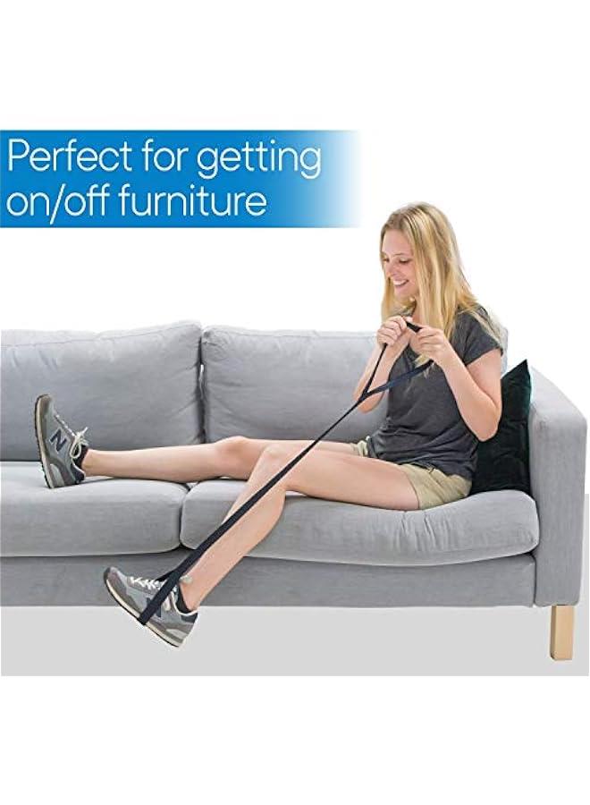 Arabest 42 Inch Long Leg Lifter - Durable & Rigid Hand Strap & Foot Loop - Ideal Mobility Tool for Wheelchair, Hip & Knee Replacement Surgery - Image 3