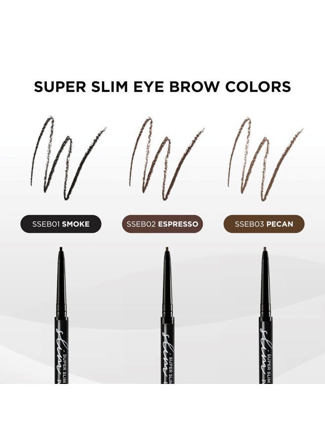 Absolute New York Super Slim Brow Pencil (Pecan) - Image 2