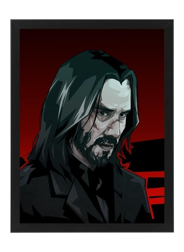 RKN Wall Art Poster Frame John Wick 30X40 cm - Image 2