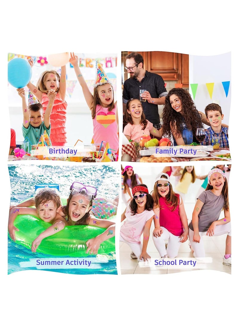 Glitter Temporary Tattoo Kit for Kids 50 Body Glitter Powder Waterproof Body Flash Tattoos Set Body Nail Art, Body Glitter Festival Party for Kids and Adults - Image 3