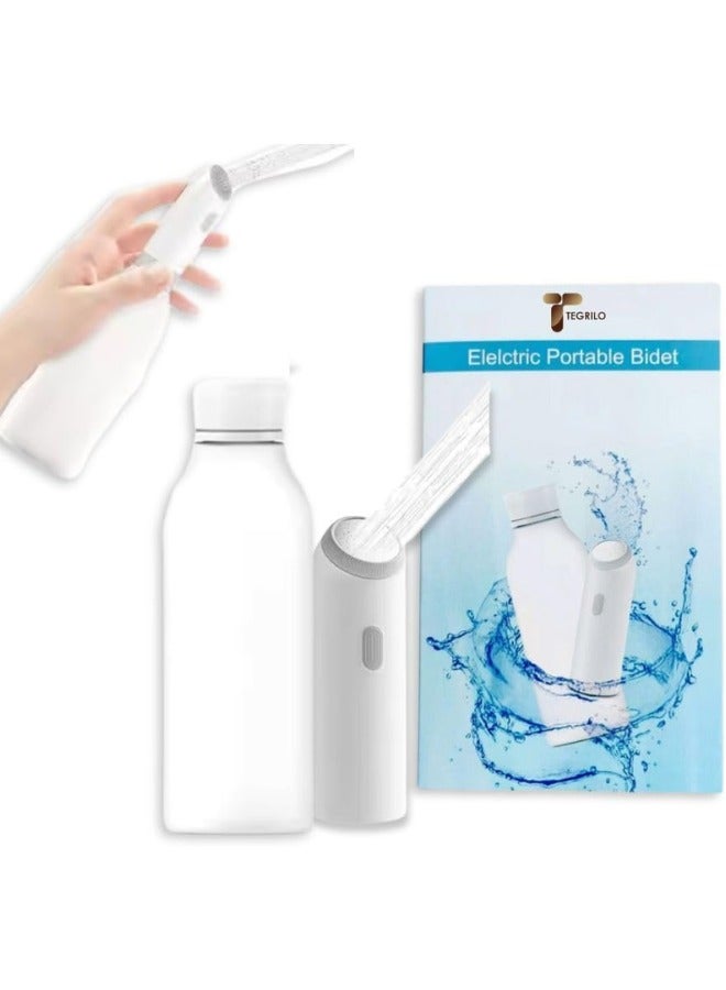 TEGRILO Portable Travel Bidet Electric Travel Shattaf Personal Hygiene Solution for Outdoor Adventures, Baby & Women's Health Mini Bidet Sprayer - Image 1
